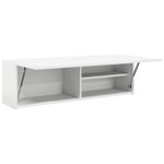vidaXL Armoire murale de bain blanc 100x25x30 cm bois d'ingénierie