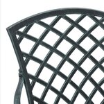 vidaXL Chaises de jardin lot de 2 vert aluminium coulé