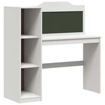 vidaXL Bureau tableau noir Blanc 120 x 45 x 118.5 cm Bois d'ingénierie