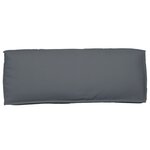 vidaXL Ensemble de Coussins de Palette 3 Pièces en Tissu Oxford Anthracite