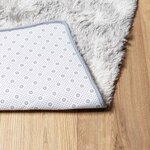 vidaXL Tapis shaggy à poils longs NAVARRA gris clair 240x340 cm