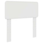 vidaXL Tête de lit Blanc Brillant 75 cm Bois d'ingénierie