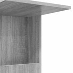 vidaXL Table d'appoint Gris Sonoma 40 x 35 x 60 cm Bois d'ingénierie
