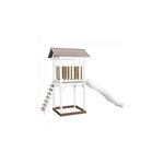 AXI Beach Tower Marron Blanc Toboggan Blanc