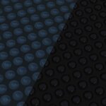 vidaXL Film solaire de piscine flottant PE 549x274 cm Noir et bleu