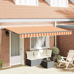 vidaXL Auvent Rétractable Multicolore 400 x 200 cm