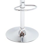 vidaXL Tabouret de bar Gris Tissu