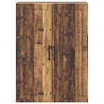 vidaXL Armoire Murale 66 x 34 5 x 90 cm Bois d'ingénierie Bois ancien