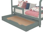 Tiroir de lit 80 x 180 BUDDY - vert sauge