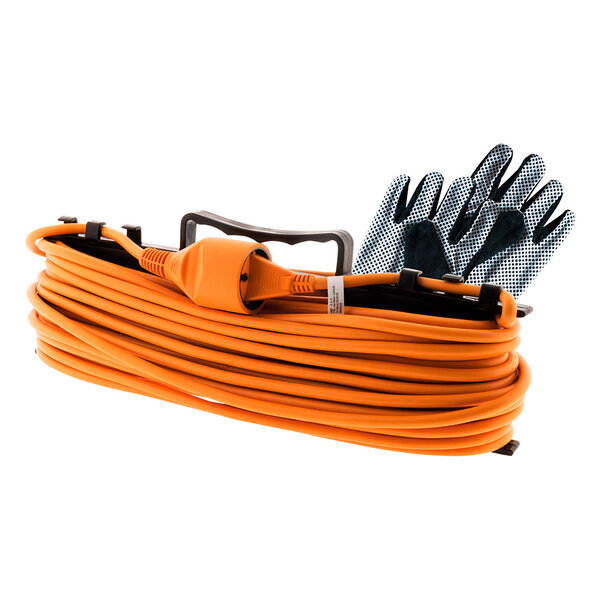 Prolongateur jardin 2x 1 5mm² Orange 25m - Zenitech
