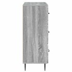 vidaXL Armoire à tiroirs Sonoma gris 66 x 34 5 x 89 5 cm