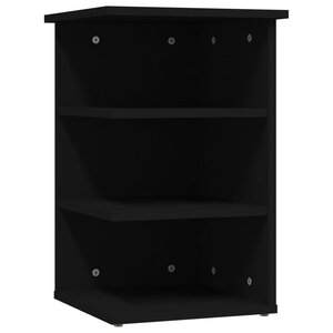 vidaXL Armoire latérale Noir 35x35x55 cm Aggloméré