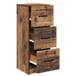 vidaXL Armoire à tiroirs Bois ancien 33 x 34 5 x 87 cm