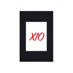 Lot de 10 passe-partouts standard noir pour cadre et encadrement photo - Nielsen - Cadre 18 x 24 cm - Ouverture 9 x 14 cm