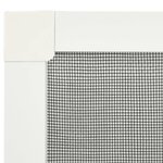 vidaXL Moustiquaire pour fenêtre Blanc 110x130 cm