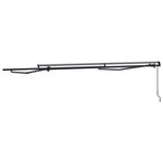 vidaXL Auvent Anthracite 3 5 x 2 5 m Métal