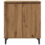 vidaXL Buffet chêne artisanal 60x35x70 cm bois d'ingénierie