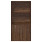 vidaXL Bibliothèque chêne marron 60x24x120 cm bois d'ingénierie