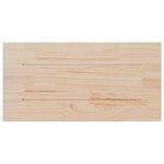 vidaXL Dessus de table 2 Pièces 80x40x1 7cm rectangulaire bois pin massif