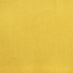 vidaXL Fauteuil avec repose-pied jaune velours