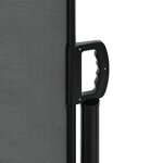 vidaXL Auvent latéral rétractable anthracite 160x300 cm