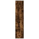 vidaXL Buffet haut chêne fumé 40x41x185 cm bois d'ingénierie