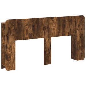 vidaXL Cabinet de Tête de Lit Chêne fumé Bois d'ingénierie