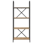 vidaXL Étagère chêne artisanal 60 x 30 x 146 cm Bois d'ingénierie