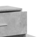 vidaXL Buffet gris béton 60x31x70 cm bois d'ingénierie