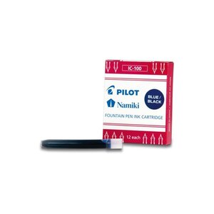 Etui de 12 Cartouches d'encre Namiki IC-100 pour Stylo Capless Bleu nuit PILOT