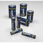 Varta pack de 24 piles alcalines energy aaa (lr03) 1 5v