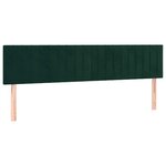 vidaXL Sommier à lattes de lit avec matelas vert foncé 120x190 cm