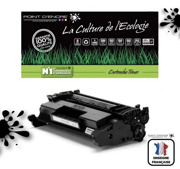 26X / CF226X / CF226A - NOIR - Grande capacité