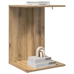 vidaXL Table d'appoint Chêne artisanal 45 x 40 x 62 5 cm