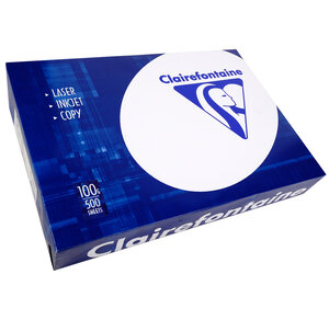 Ramette 500 Feuilles Papier 100g A3 420x297 mm Certifié FSC Blanc CLAIRALFA