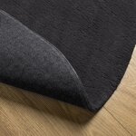 vidaXL Tapis "HUARTE" à poils courts doux et lavable noir 160x230 cm