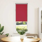 vidaXL Store enrouleur occultant rouge largeur du tissu 45 7 cm