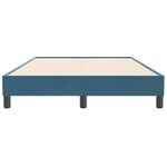 vidaXL Sommier à lattes de lit sans matelas bleu foncé 120x210 cm
