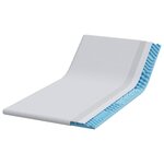 vidaXL Coussins de Matelas Blanc 90 x 190 cm