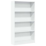 vidaXL Bibliothèque blanc 80x24x143 cm bois d'ingénierie