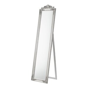 Miroir sur pied inclinable 160 x 40 cm argenté 03_0007960