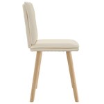 vidaXL Chaises à manger lot de 2 Lin