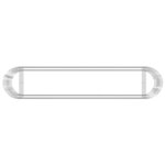 vidaXL Lit surélevé à gabion Fer galvanisé 500x100x100 cm