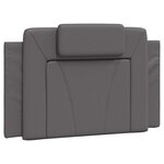 vidaXL Cadre de lit Viana sans matelas gris 80x200 cm similicuir