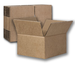 Lot de 20 cartons caisses 250x150x100mm simple cannelure
