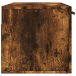 vidaXL Armoire murale Chêne fumé 100x36 5x35 cm Bois d'ingénierie