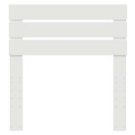 vidaXL Tête de lit Blanc 75 cm Bois d'ingénierie