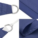vidaXL Voile de parasol tissu oxford rectangulaire 3 5x4 5 m bleu