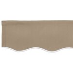 vidaXL Toile de rechange pour store banne Beige 350 x 200 cm Toile
