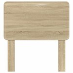 vidaXL Tête de lit Chêne Sonoma 75 cm Bois d'ingénierie